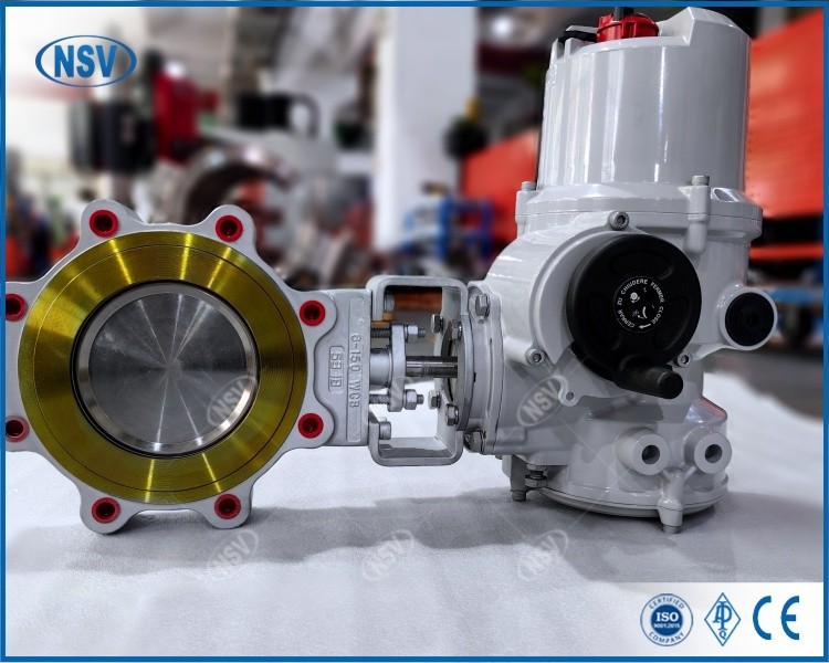Rotork Electric Double-Eccentric Butterfly Valve factory